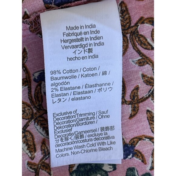 J.Crew Flutter Sleeve Floral Smoked Midi Sun Dress Size Small - Picture 12 of 13